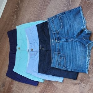 Bundle of 5 shorts, size 8